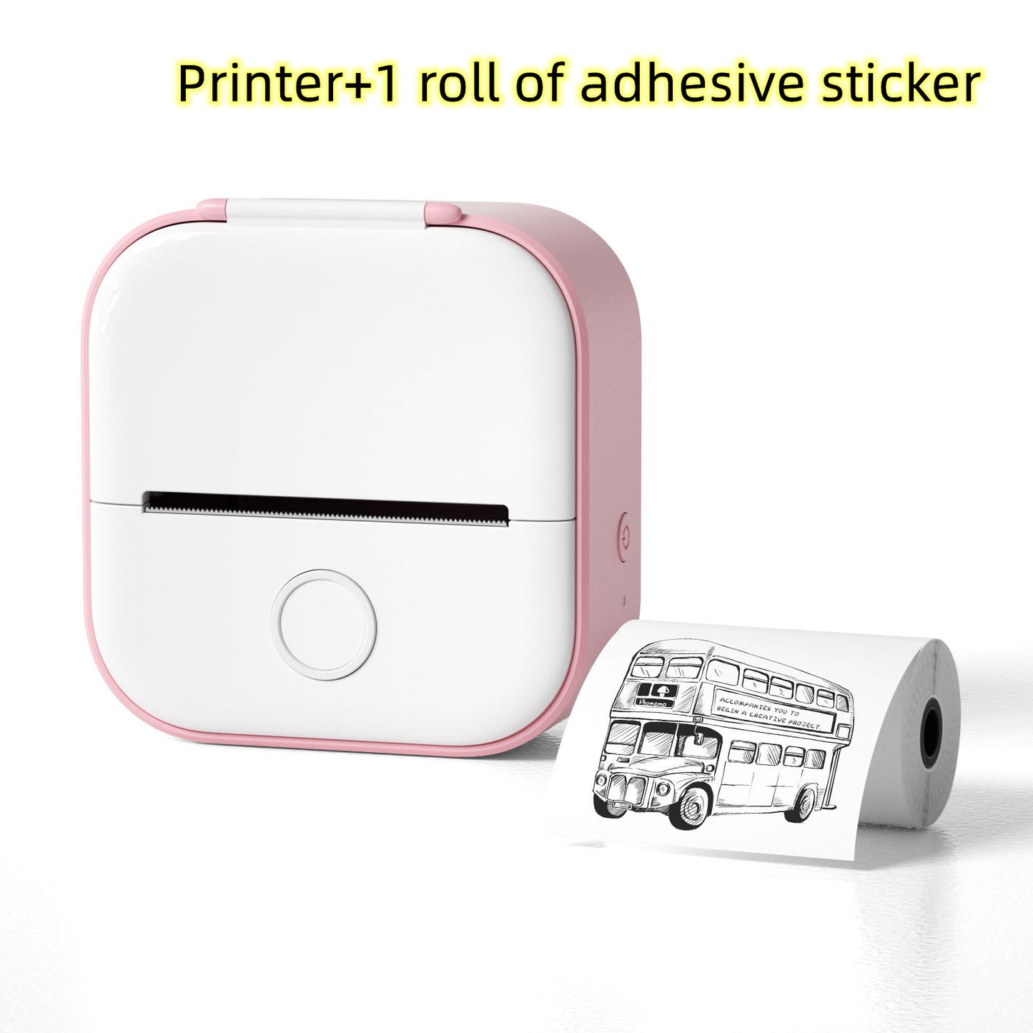 Mini Bluetooth Thermal Printer – Labels, Notes & Photos On-the-Go