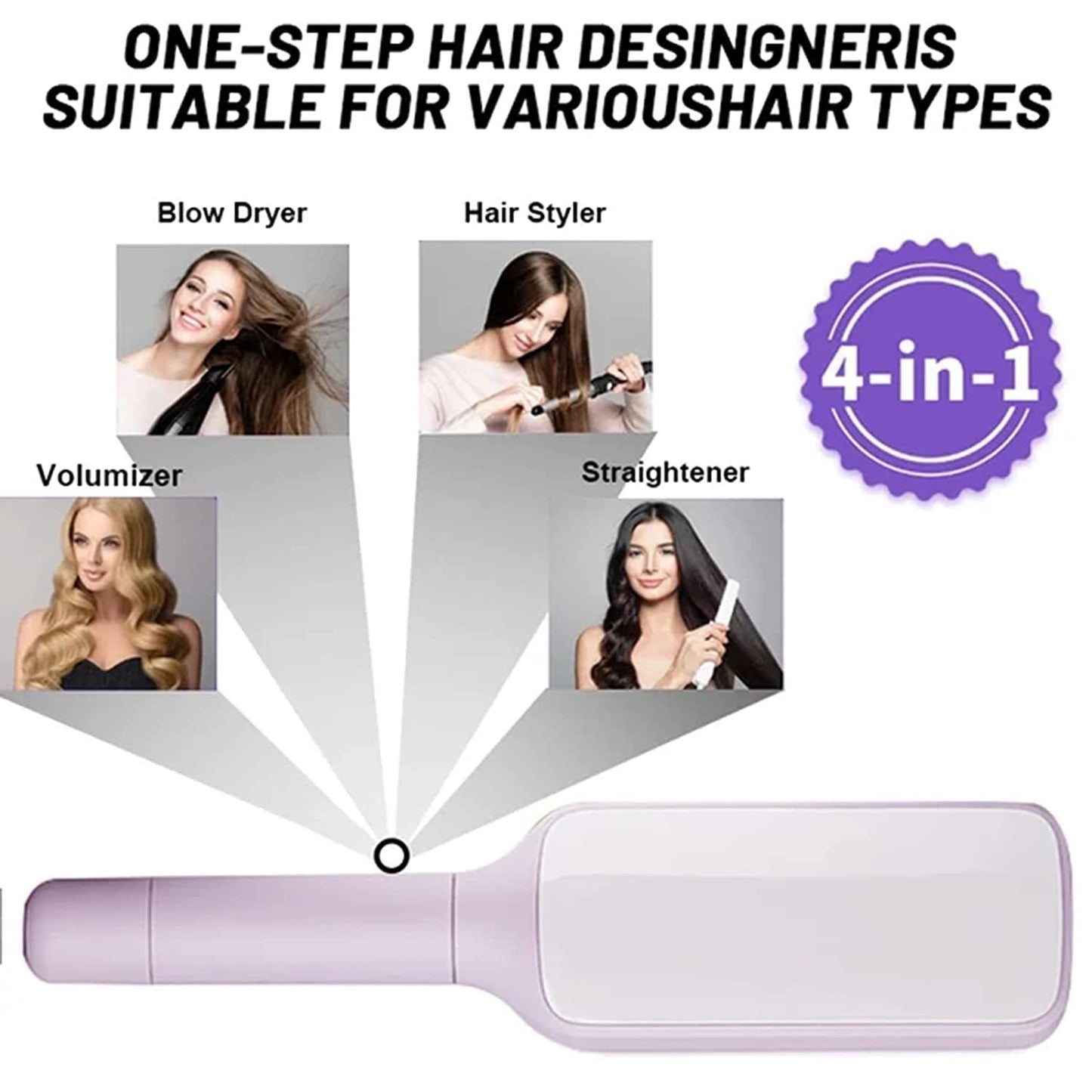 Self-Cleaning Hair Brush – Tangle-Free & Effortless